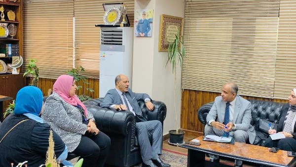 وفد من مؤسسة مصر الخير يزور تعليم الاسكندرية
