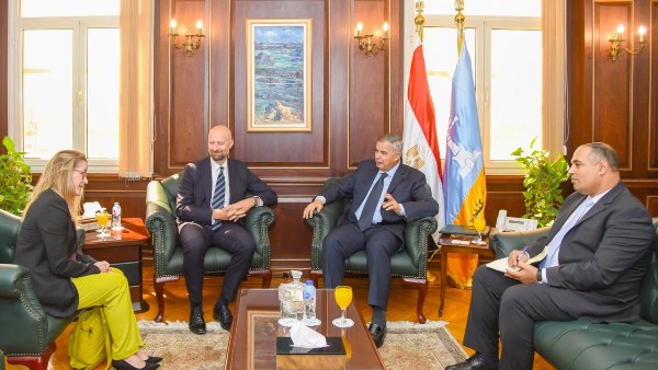 سفير النرويج تزور محافظة الاسكندرية