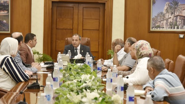 حبشي يتابع سير العمل بهيئة الرعاية الصحية فرع بورسعيد