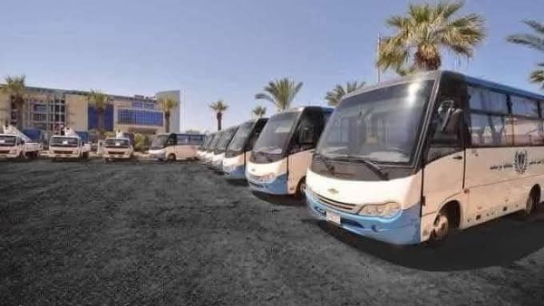 إسلام بهنساوي: متابعة سير عملية نقل الطلاب من مساكن حي الفيروز إلى مدارس المدينة.