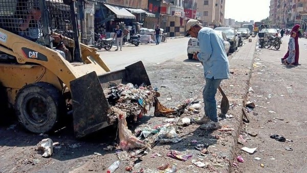 حملات نظافة بضواحي بورسعيد 