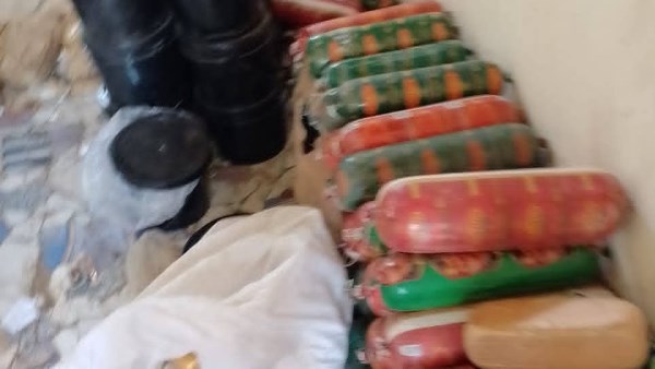 جانب من المضبوطات 