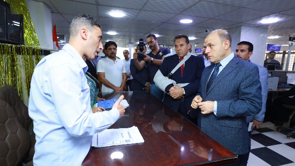 محافظ كفر الشيخ يتابع انتظام العمل بالمركز التكنولوجي بالحامول .. صور