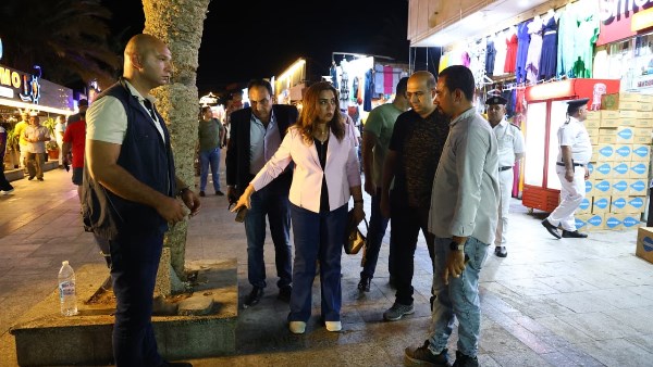 جولة مفاجئة لوزيرة التنمية المحلية بدهب