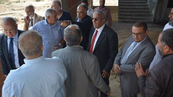 نائب رئيس جامعة الأزهر يتابع إنشاء فرع دمياط الجديدة