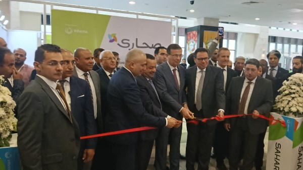 وزير الزراعة خلال الافتتاح
