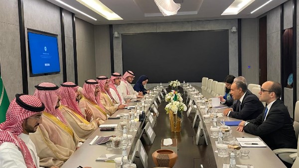 وزير الخارجية يلتقي وزير الصناعة والتجارة السعودي