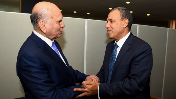 وزير الخارجية يلتقي نظيره العراقى على هامش أعمال الجمعية العامة للأمم المتحدة