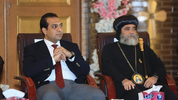 الأنبا بضابا ونائب محافظ قنا