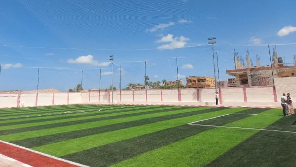 وزارة الشباب تُنهي أعمال تطوير وتجديد ملعب مركز شباب «زغلول أبو زيد» ببلطيم