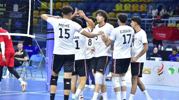 ​منتخب مصر يواجه رواندا في ربع نهائي بطولة أفريقيا لشباب الطائرة