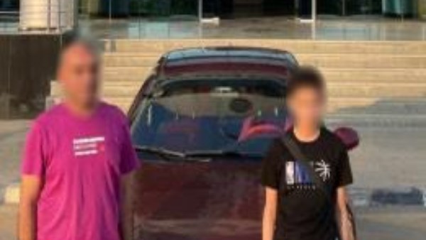 طفل يقود سيارة بالجيزة.. والأمن يتحفظ عليها
