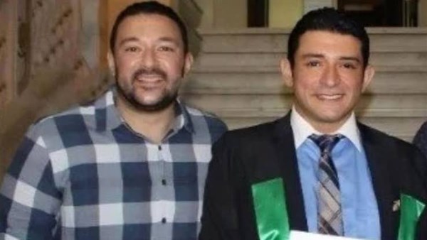 الراحل أحمد الدجوي وشقيقه عمرو 