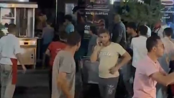 لقطة من موقع الحريق
