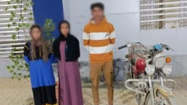 القبض على عامل وفتاتين قادوا دراجة نارية برعونة