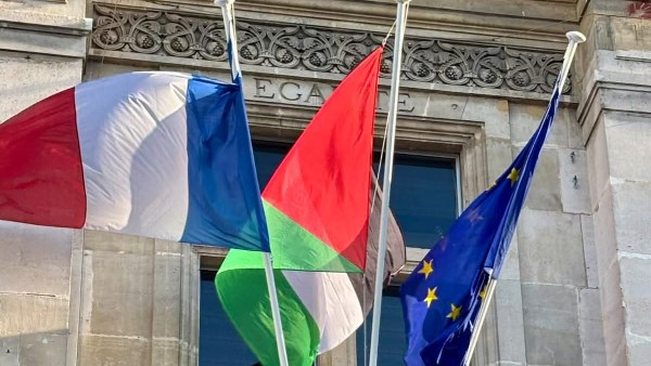 العلم الفلسطيني في البلدية الفرنسية