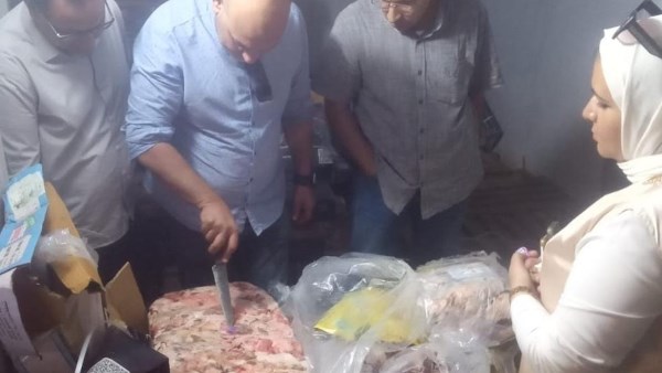 ضبط 8 أطنان لحوم ومواد غذائية غير صالحة خلال أغسطس بالمنوفية