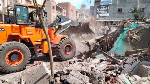 محافظ كفرالشيخ : تنفيذ 11 قرار إزالة على مساحة 1200 متر مربع
