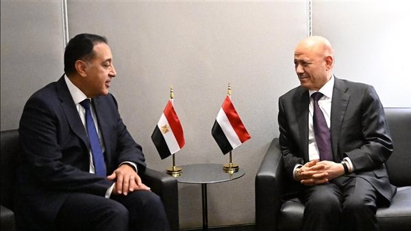 رئيس الوزراء يؤكد موقف مصر الداعم للحكومة الشرعية في عدن بقيادة مجلس القيادة الرئاسي