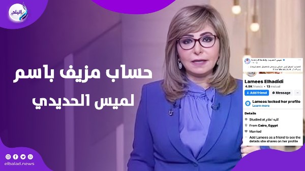 حساب مزيف باسم لميس الحديدي