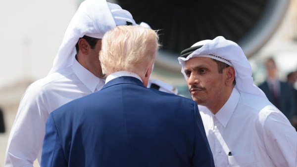 ترامب ورئيس الوزراء القطري