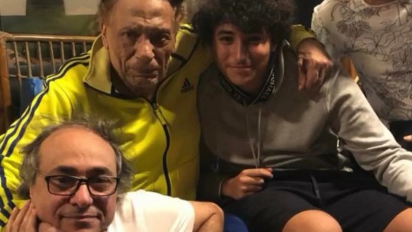 عادل إمام رفقة أكرم السعدني 