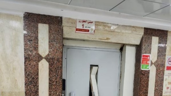 انقطع «الواير».. تفاصيل سقوط أسانسير من الطابق الثالث