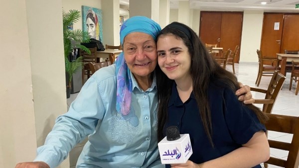 الفنانة فادية عكاشه مع أوركيد سامي 