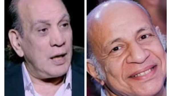 الفنان عيد أبو الحمد و الفنان منير مكرم 