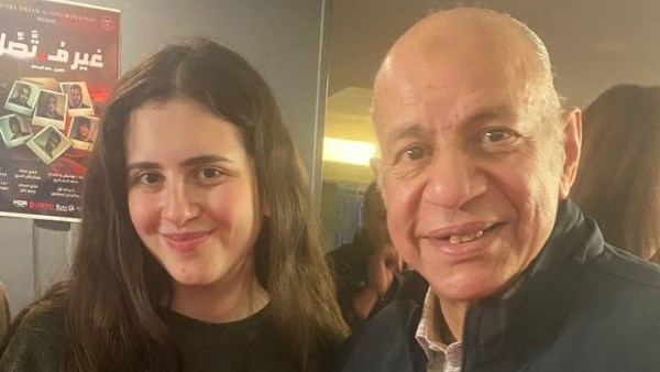 الفنان عيد أبو الحمد مع أوركيد سامي 
