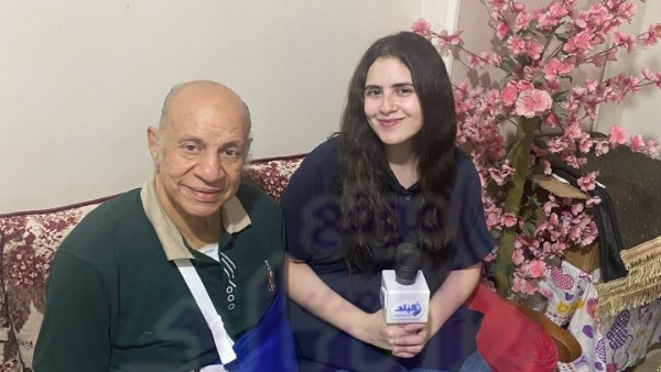 الفنان عيد أبو الحمد مع أوركيد سامي 