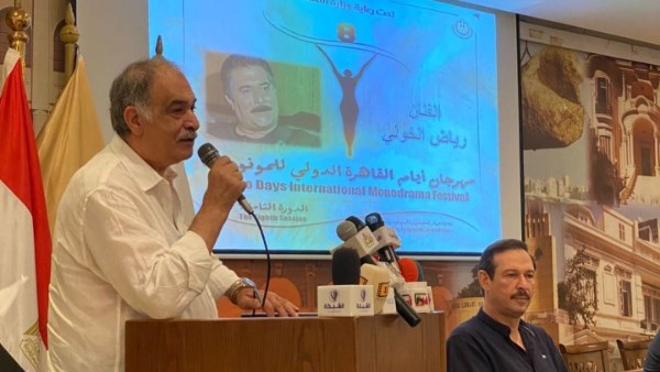 الفنان رياض الخولي و الفنان أيمن الشيوي 