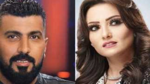 الفنانة بشري و المخرج محمد سامي 