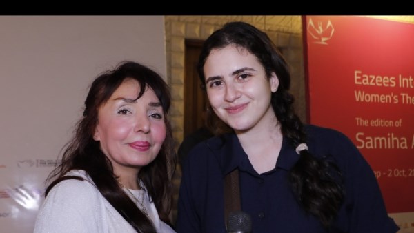 الفنانة معتزة عبد الصبور مع أوركيد سامي 