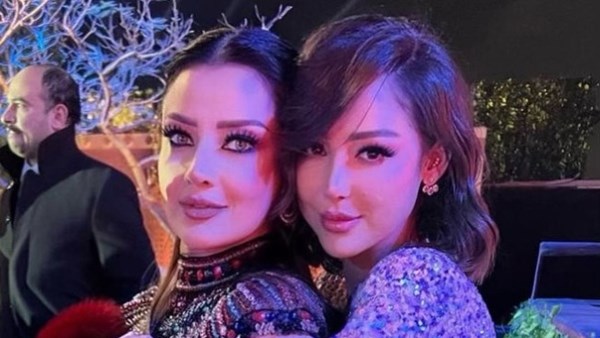 الفنانة بسمة بوسيل و الإعلامية رضوى الشربيني 