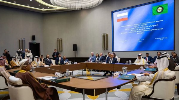 الاجتماع الوزاري بين مجلس التعاون وروسيا يدين العدوان الإسرائيلي على قطر