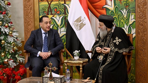 مدبولي وتواضروس 