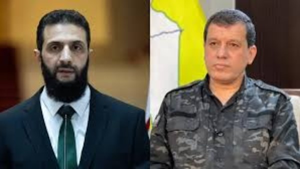 أحمد الشرع  و مظلوم عبدي 