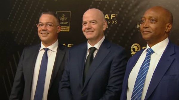 لقجع وموتسيبي ورئيس الفيفا