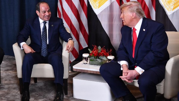 الرئيس السيسي ونظيره الأمريكي