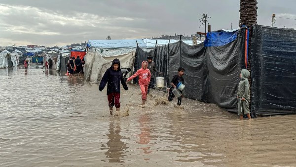 الشتاء في غزة