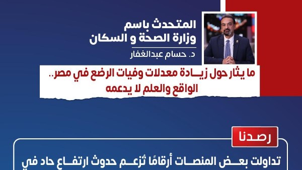 حقيقة زيادة وفيات المواليد 