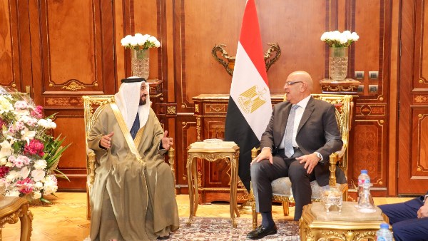 لقاء رئيس البرلمان العربي ورئيس البرلمان المصري 