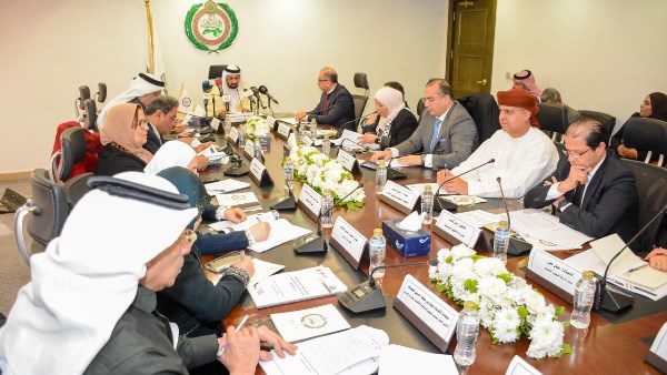 اجتماع لجنة فلسطين بالبرلمان العربي 