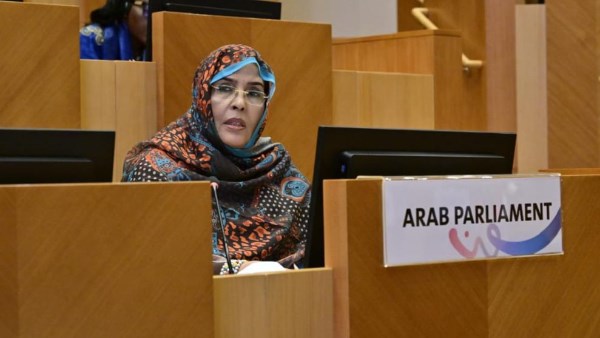 النائبة اليخير سيد المختار عضو البرلمان العربي