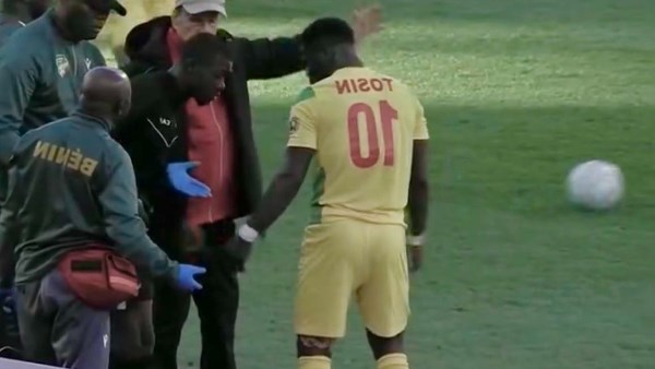 صورة من اللقطة المثيرة