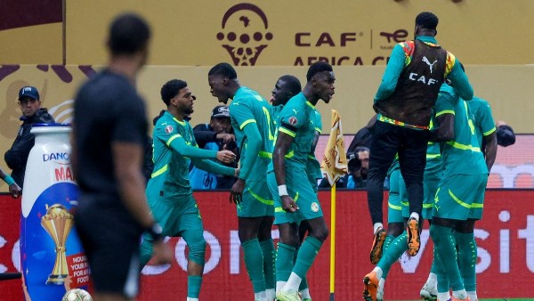 احتفالات لاعبي السنغال