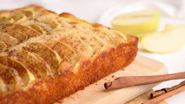 كيك التفاح و القرفه الصحية