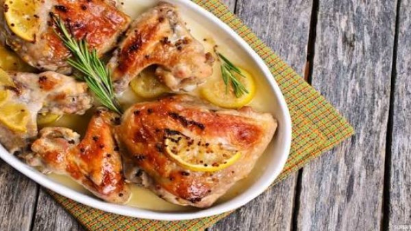 طريقة عمل دجاج بالثوم والليمون