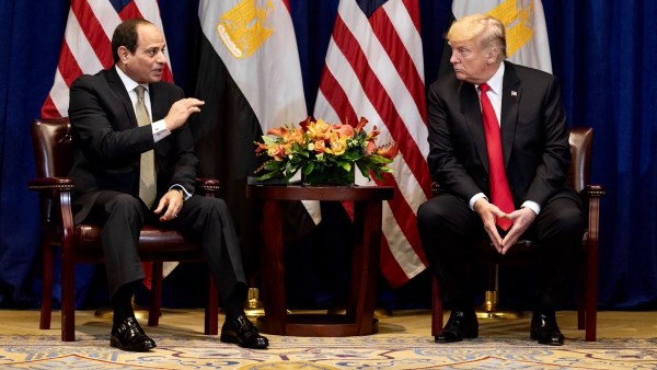 ترامب والرئيس السيسي 